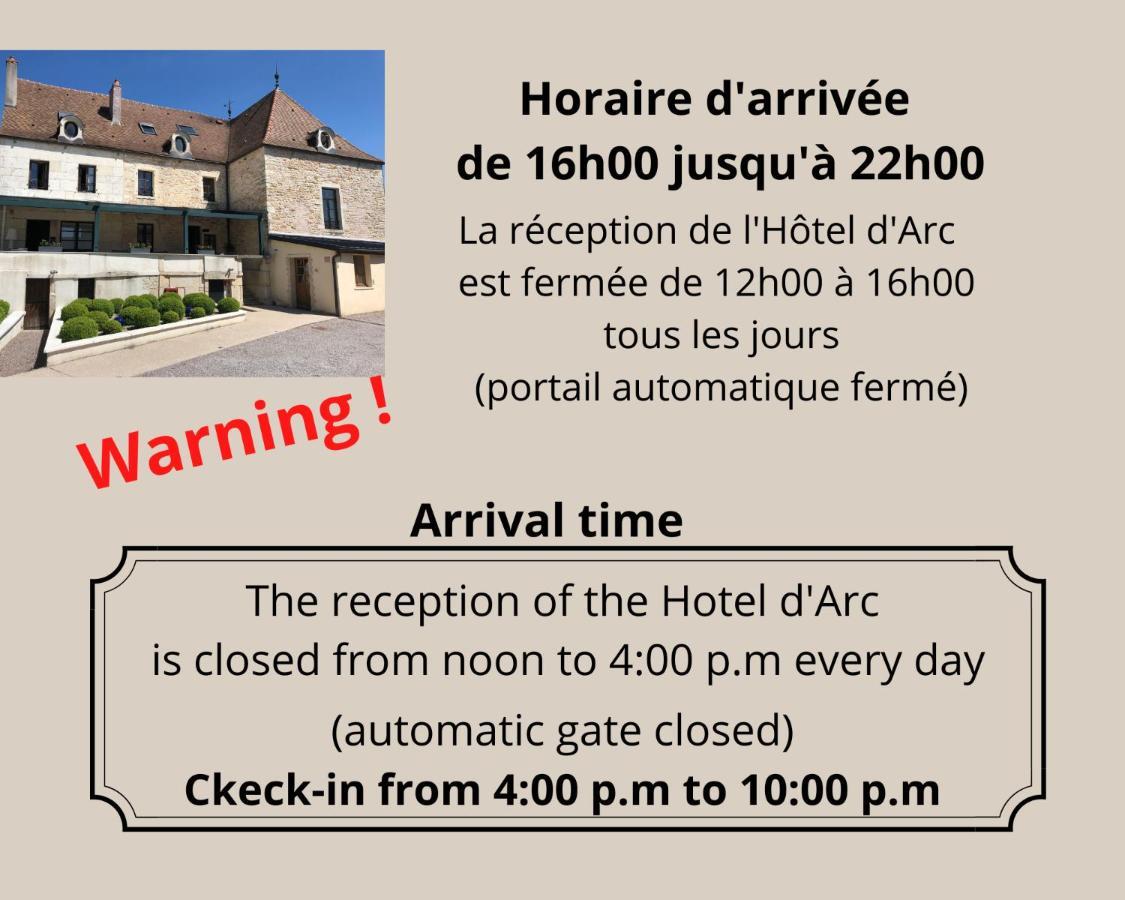 Logis L'Hotel D'Arc Arc-sur-Tille Εξωτερικό φωτογραφία